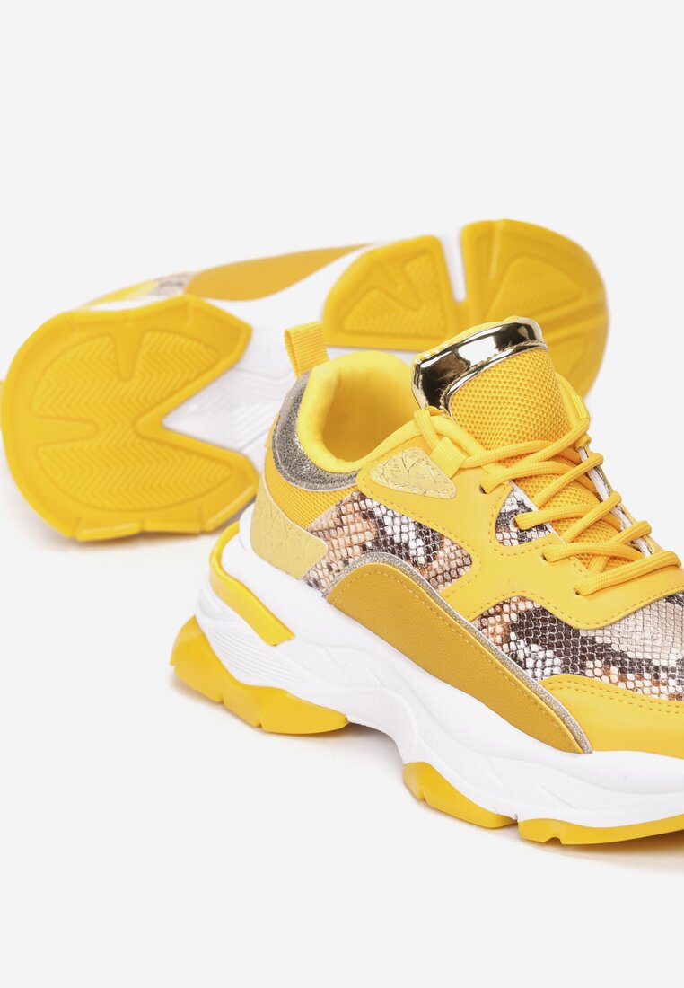 Żółte Sneakersy Sabriphine