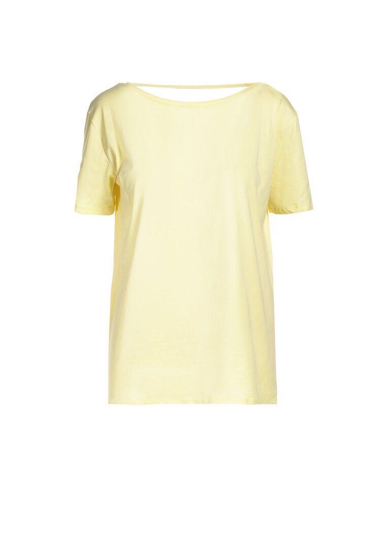 Jasnożółty T-shirt Jelissa