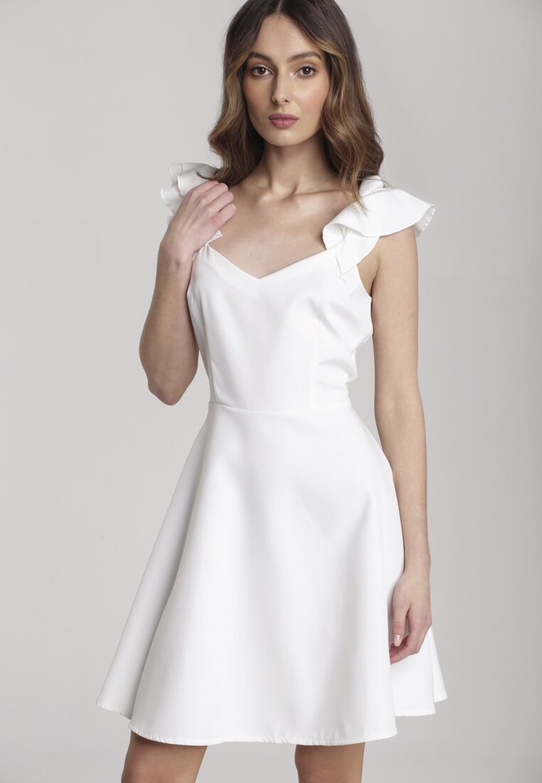 Biała Sukienka Metionia