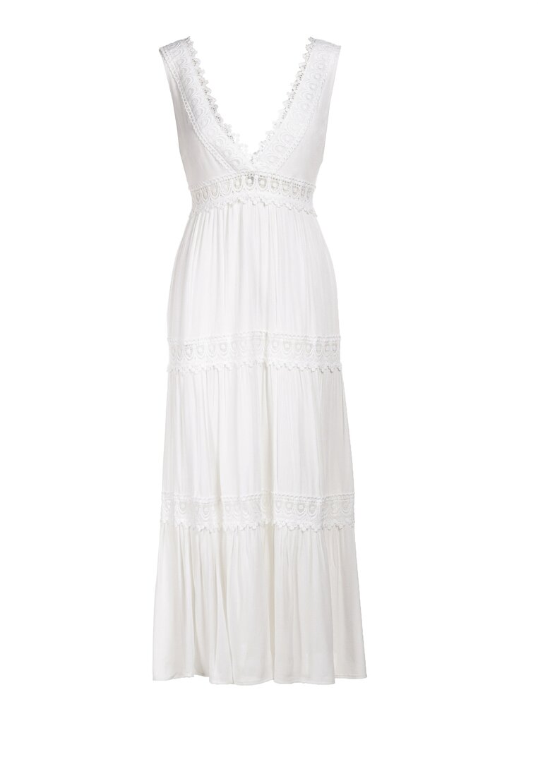Biała Sukienka Lorevia