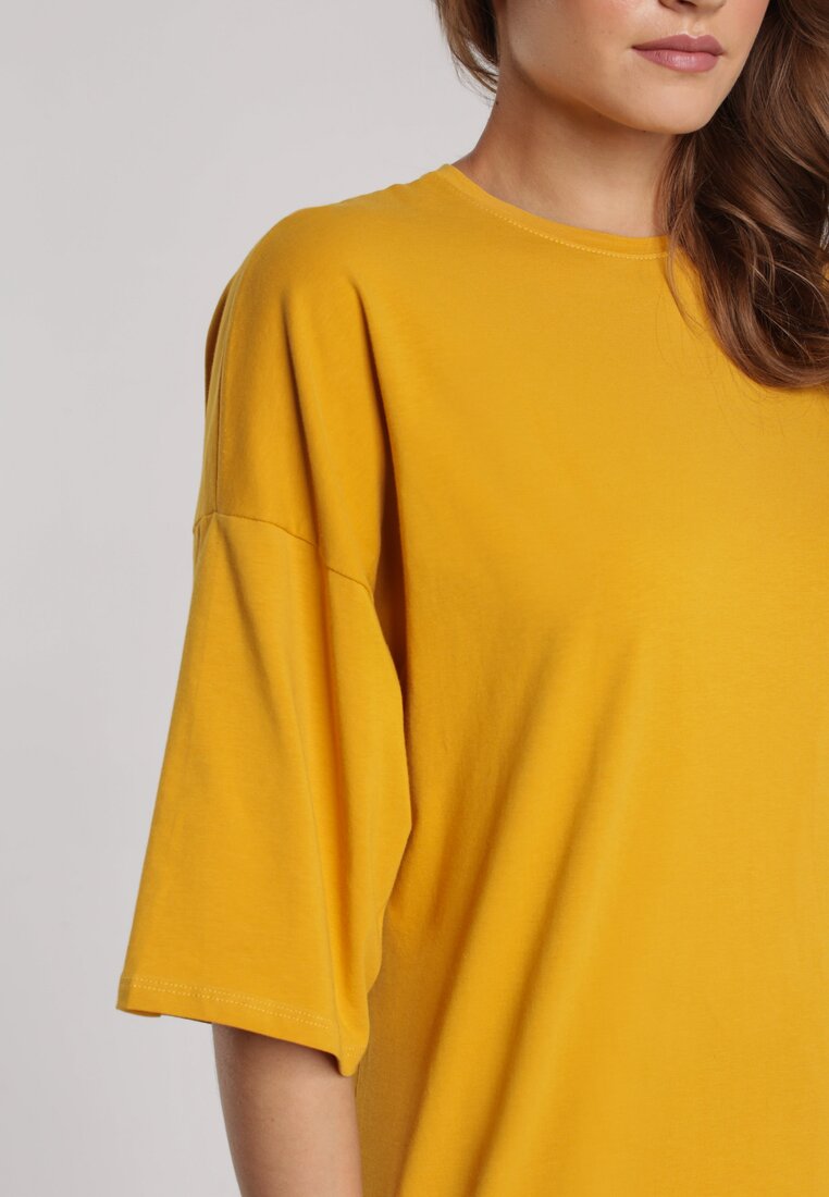 Żółty T-shirt Oversize  Orileia