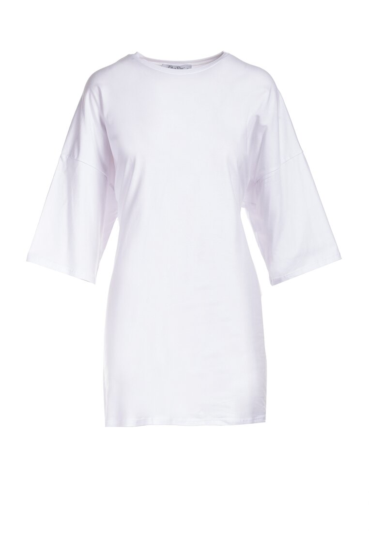 Biały T-shirt Oversize  Orileia