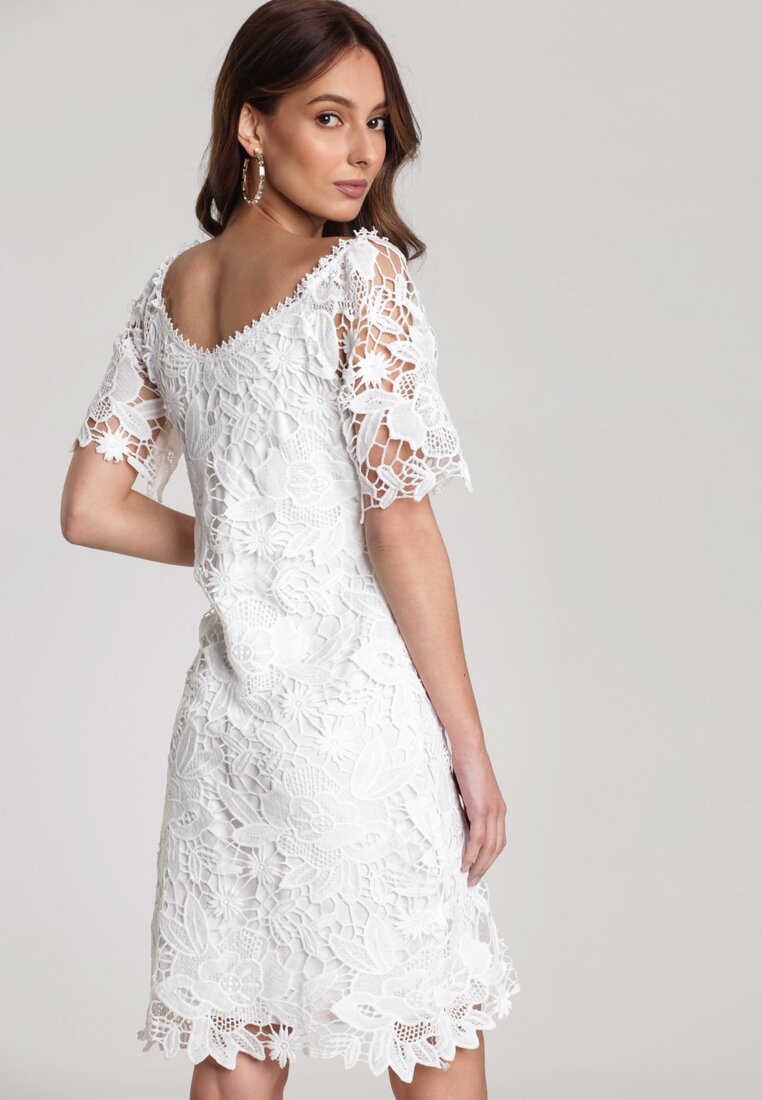 Biała Sukienka Alusana