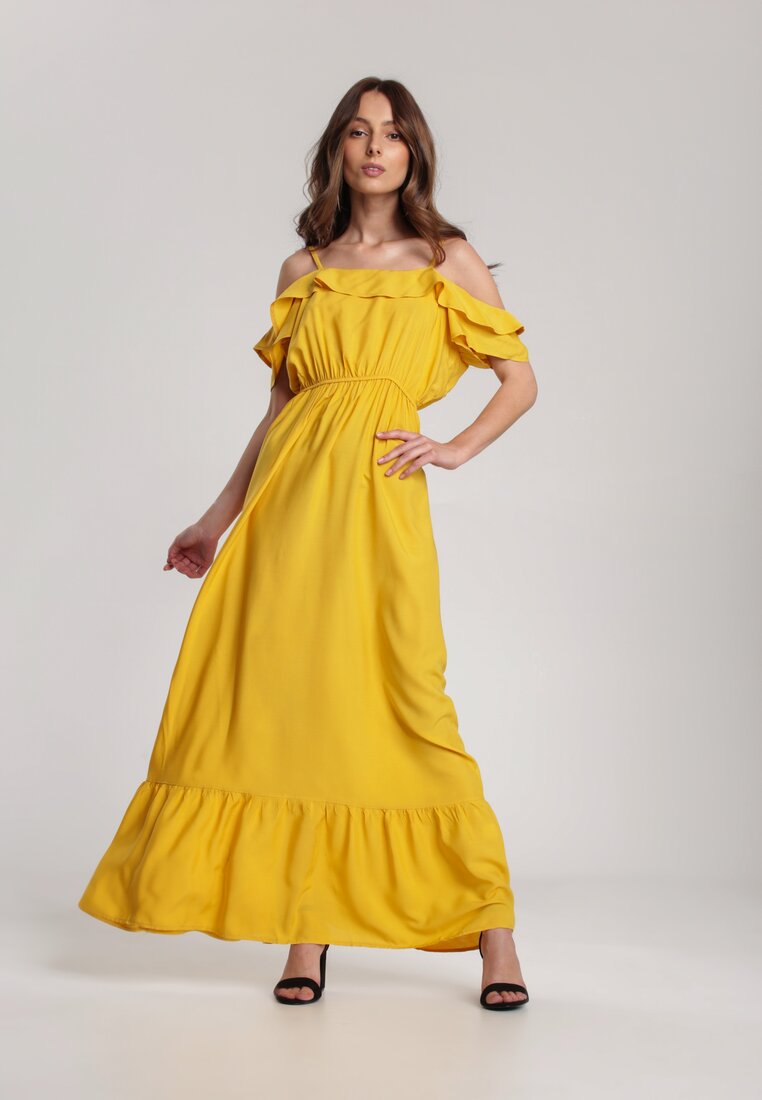 Żółta Sukienka Echodine