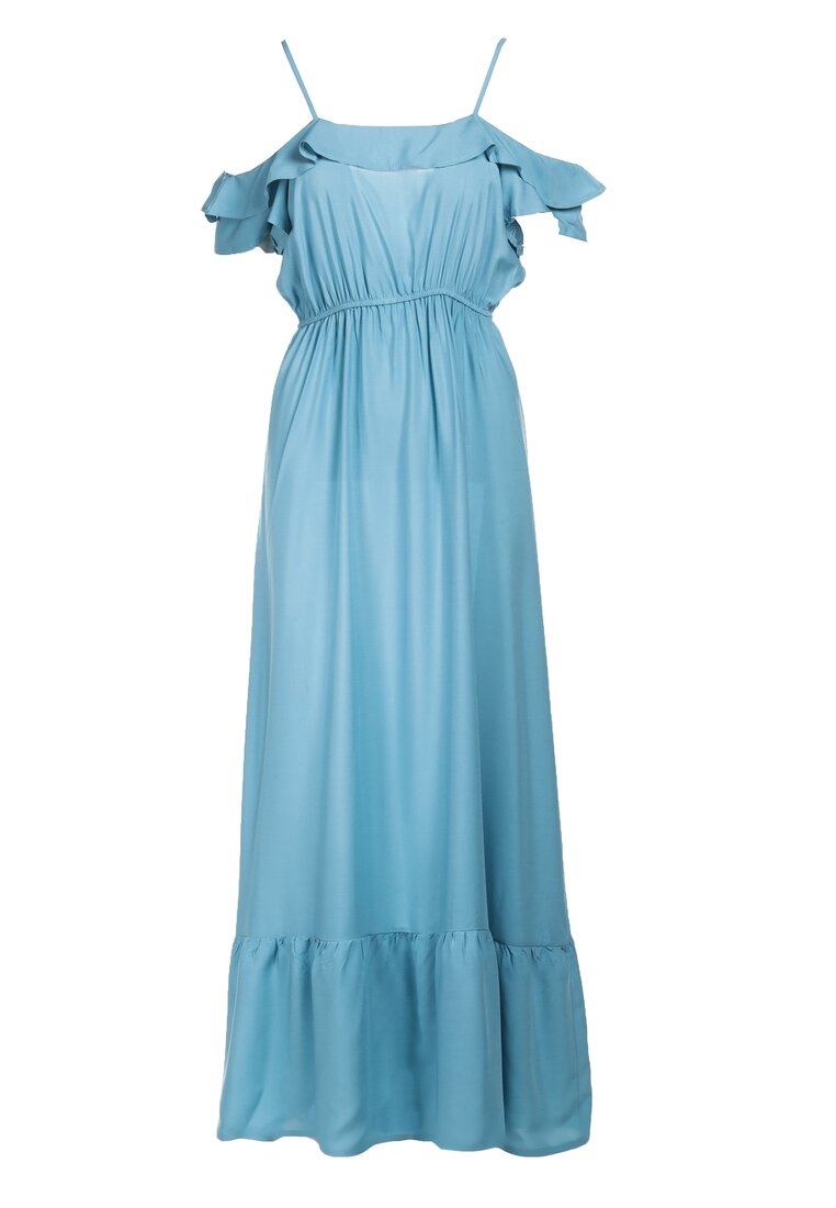 Niebieska Sukienka Echodine