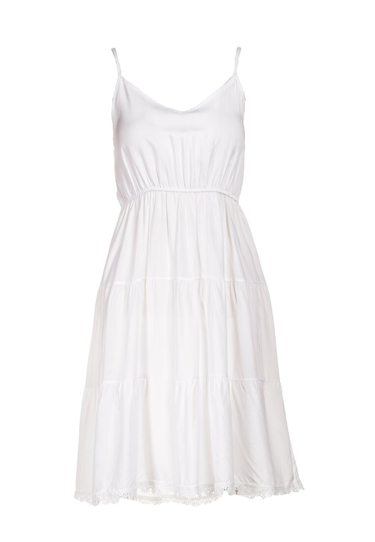 Biała Sukienka Avaria