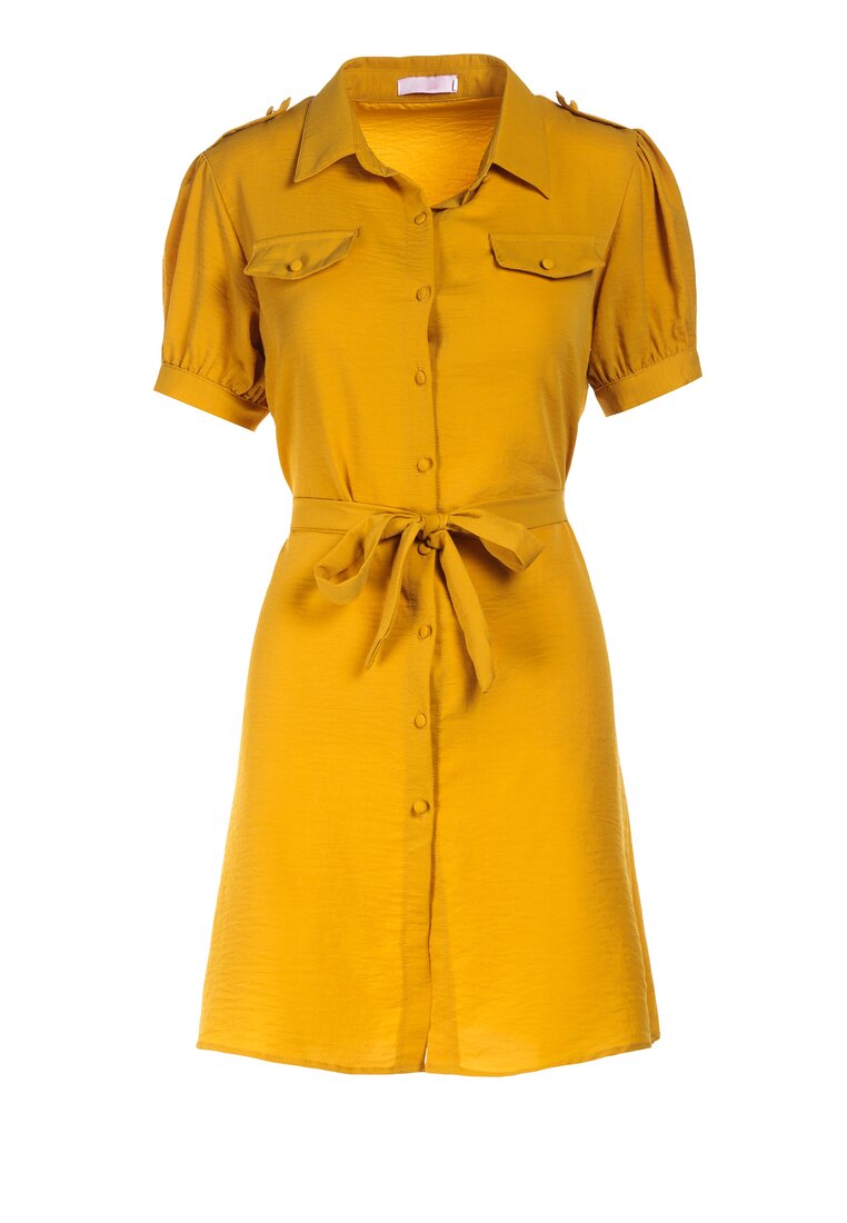 Żółta Sukienka Thalasea
