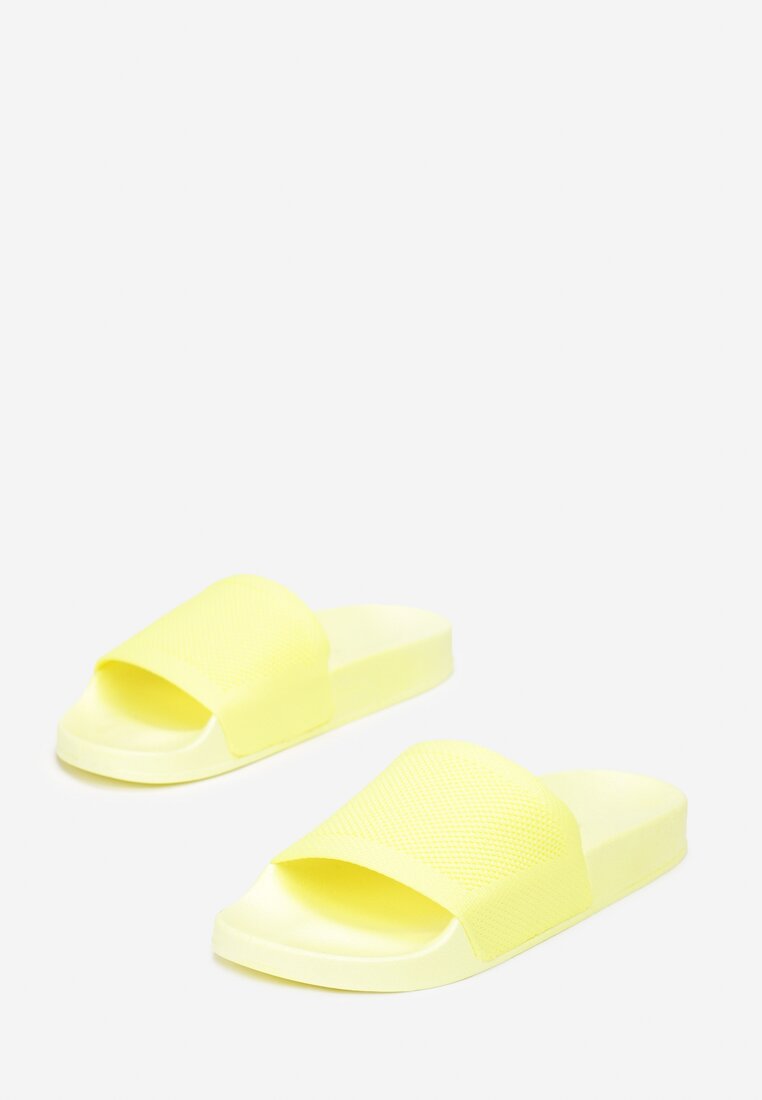 Żółte Neonowe Klapki Cordenore