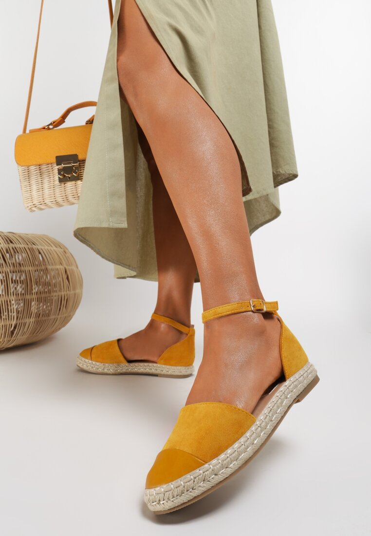 Żółte Espadryle Elidanea