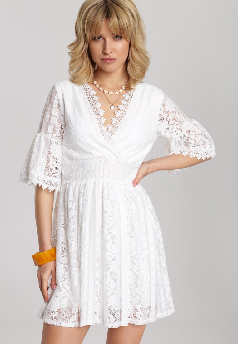 Biała Sukienka Raelina