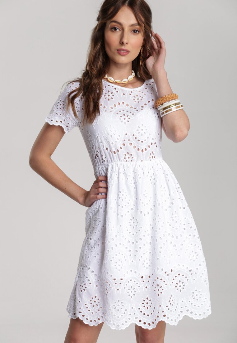 Biała Sukienka Adria