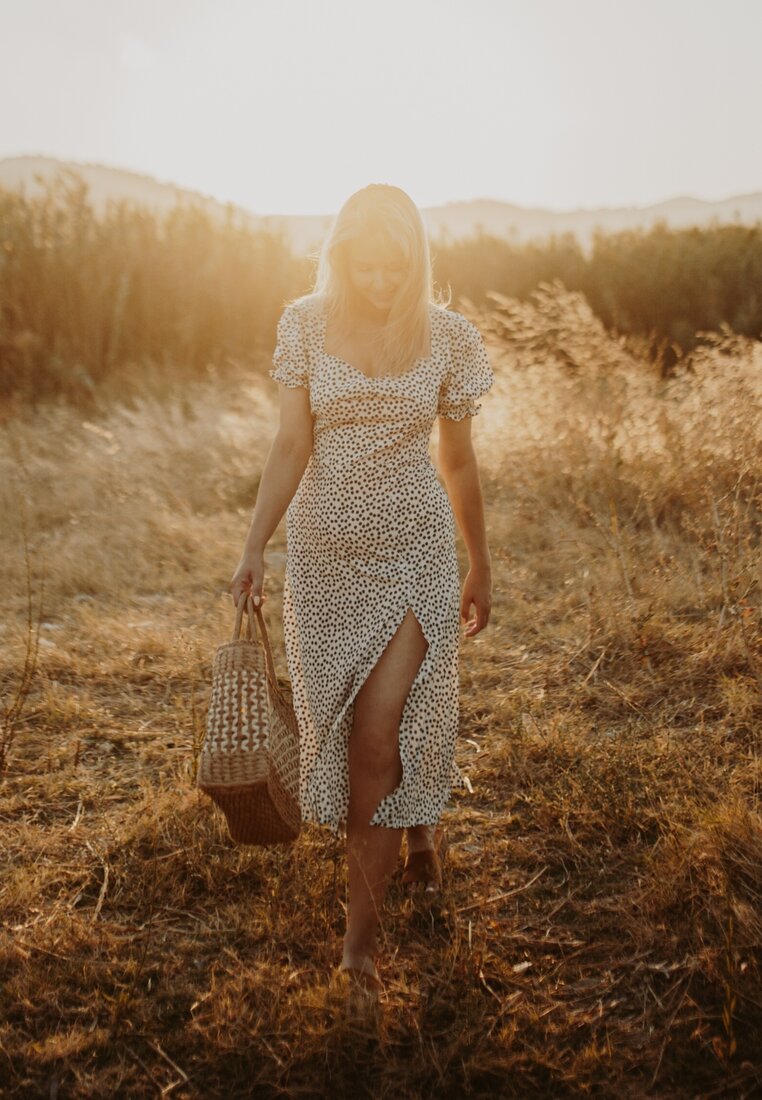 Biała Sukienka Melorith