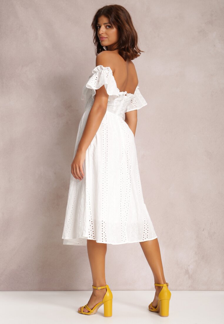 Biała Sukienka Oarathia