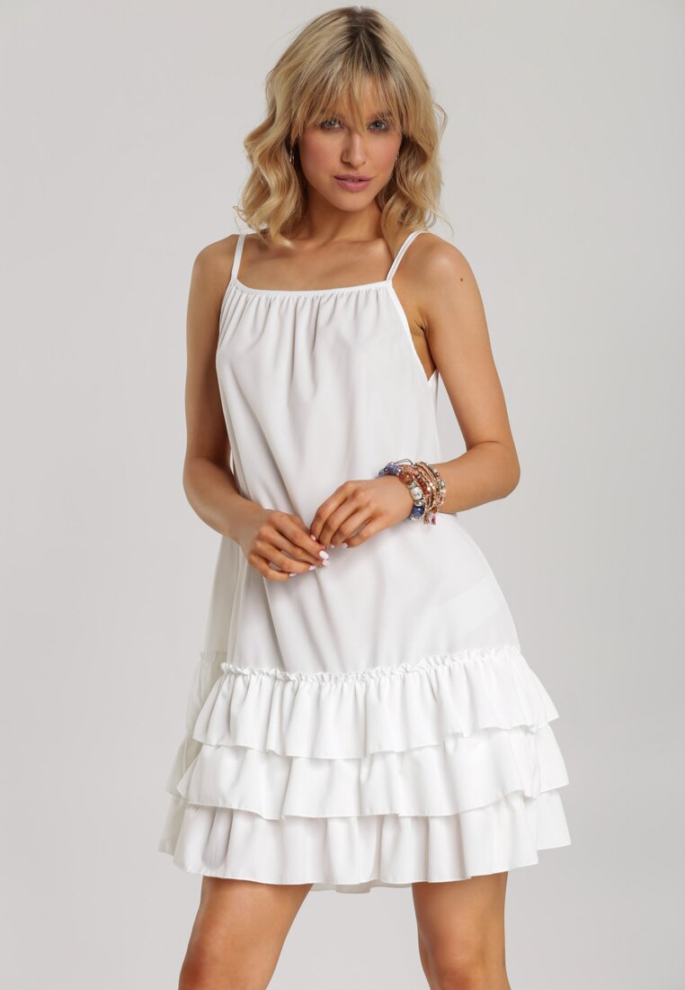 Biała Sukienka Adrilora