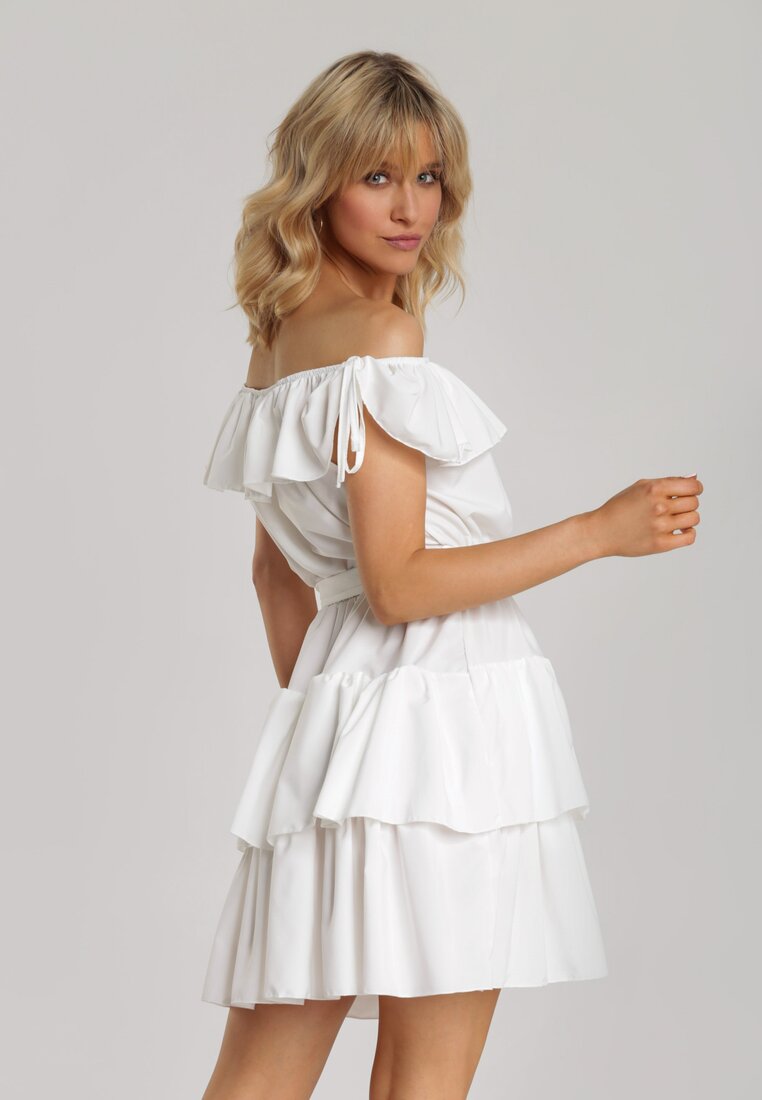 Biała Sukienka Adridah