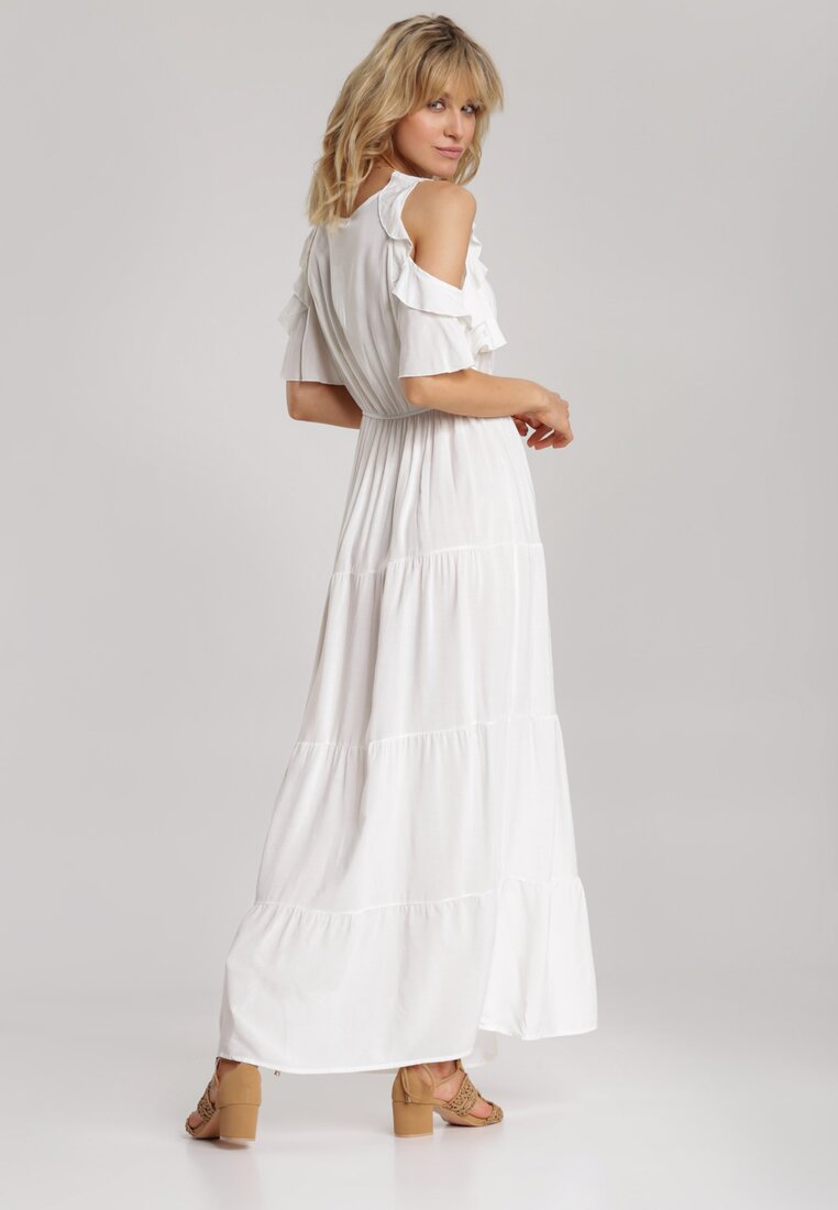 Biała Sukienka Synasea
