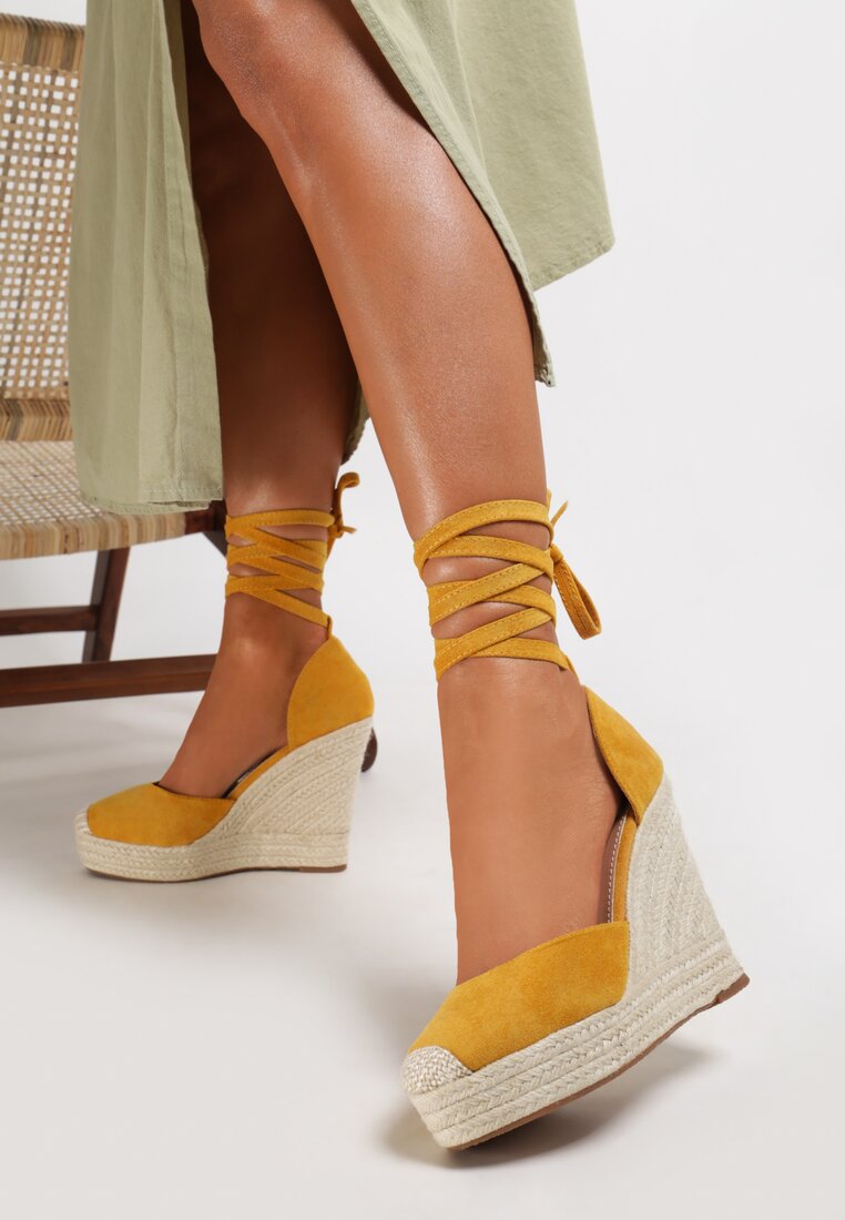 Żółte Sandały Corealia