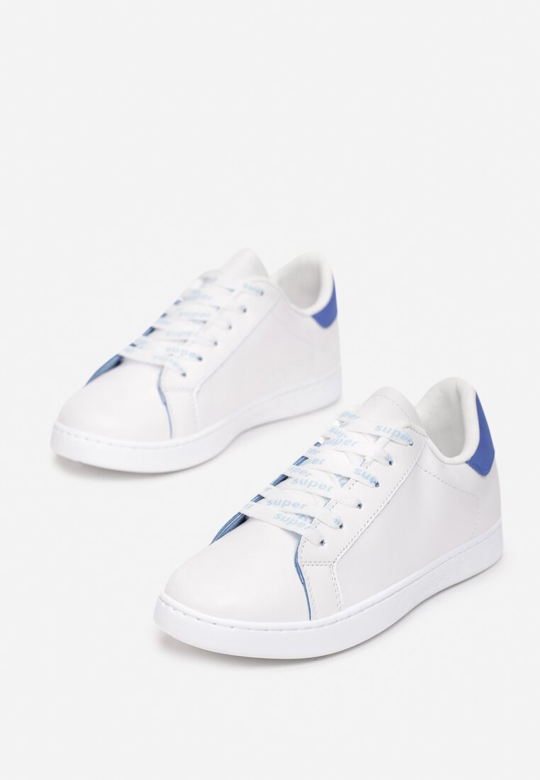 Biało-Niebieskie Buty Sportowe Jenymala