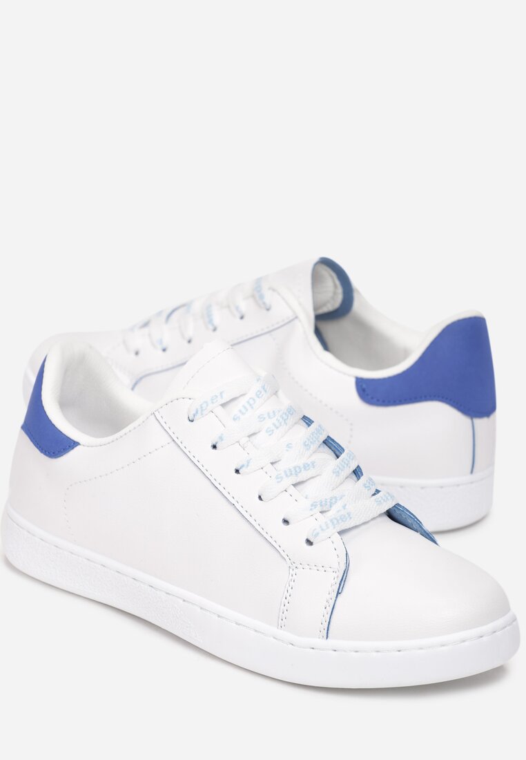 Biało-Niebieskie Buty Sportowe Jenymala