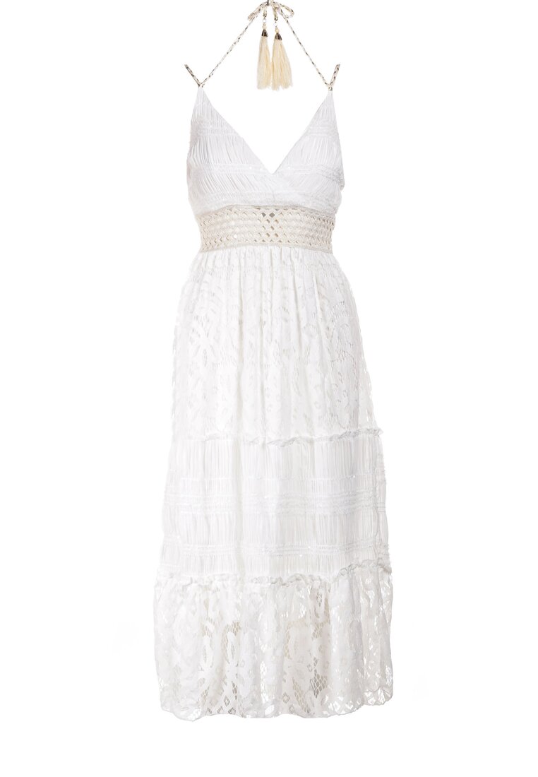 Biała Sukienka Lagunore