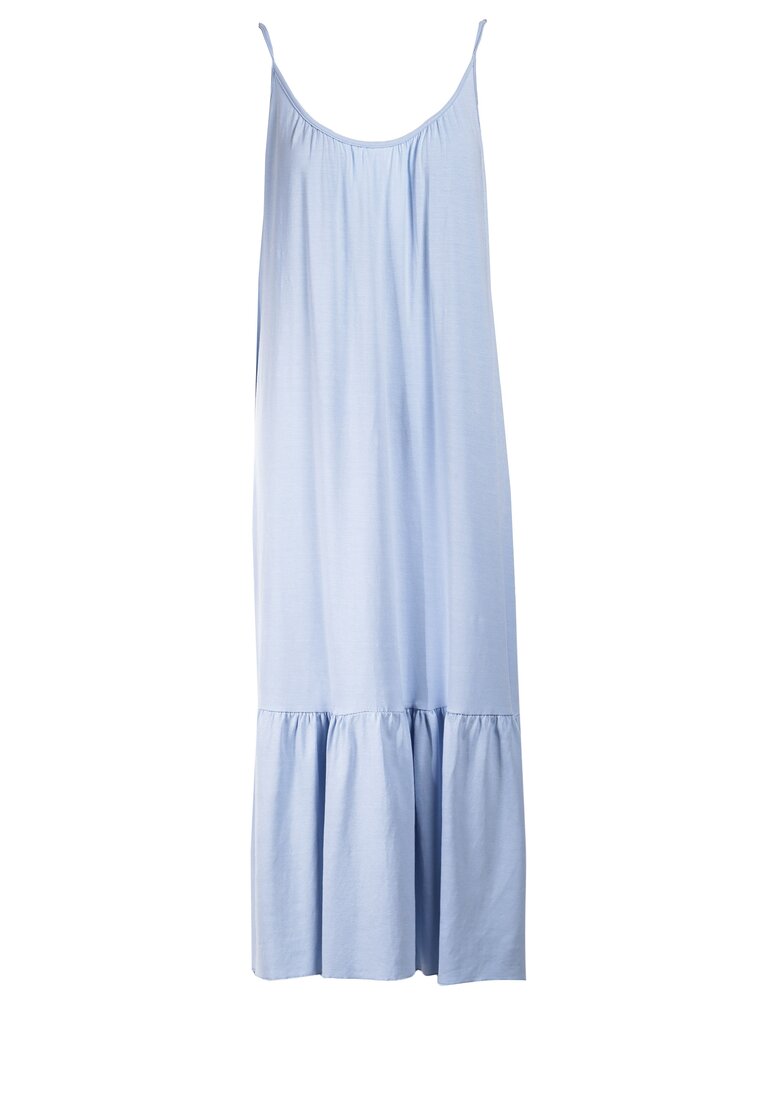 Niebieska Sukienka Palakharei