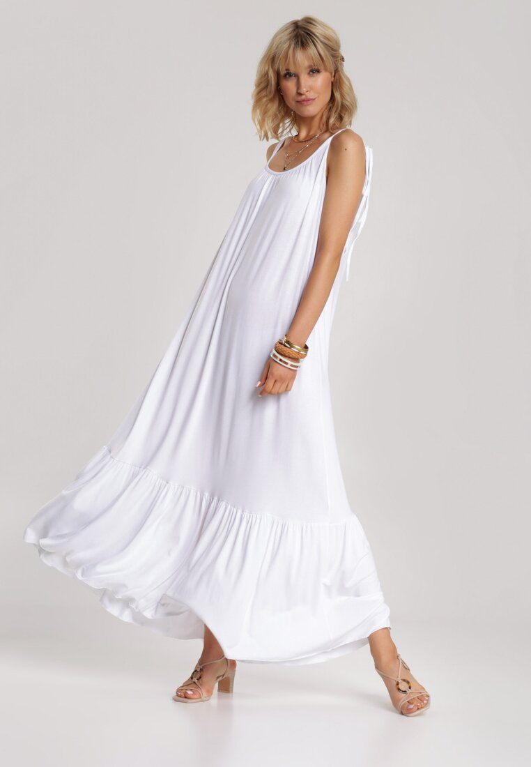 Biała Sukienka Palakharei