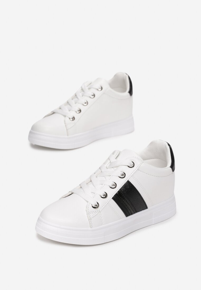 Biało-Czarne Sneakersy Arrivien