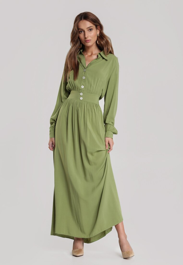 Zielona Sukienka Himepeia