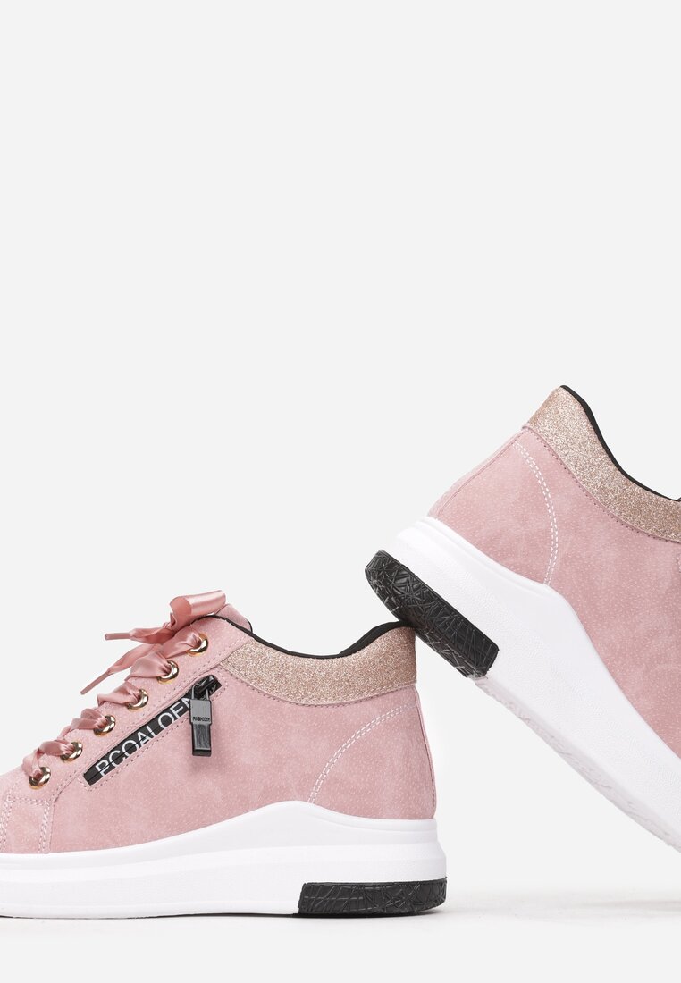Różowe Sneakersy Alina