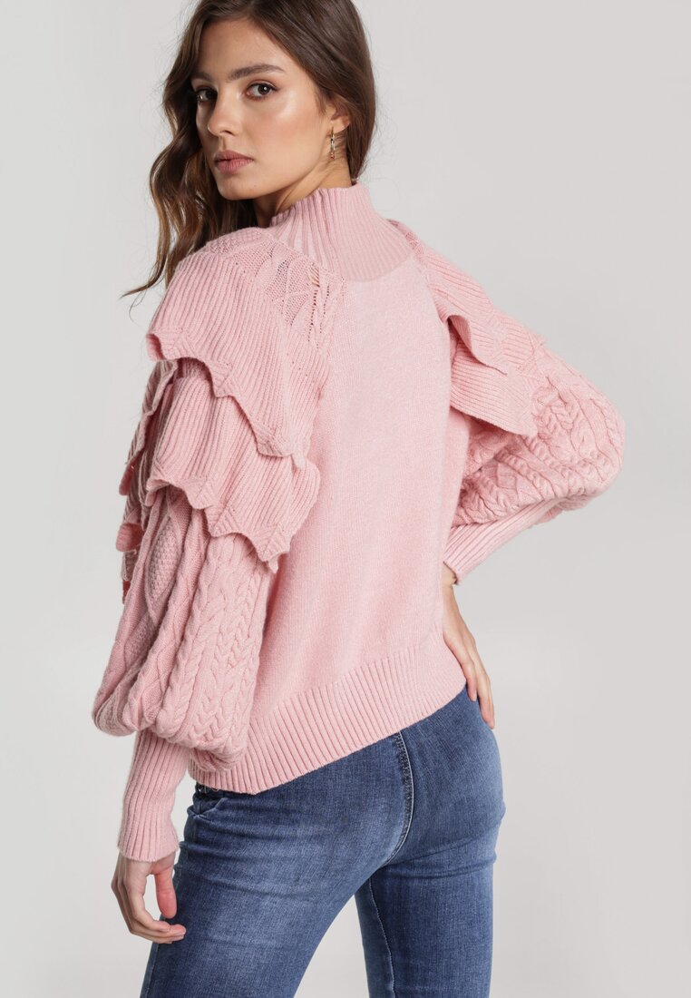 Różowy Sweter Thenora
