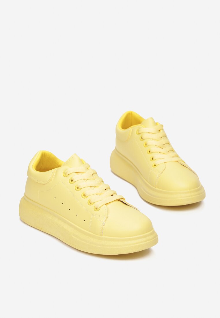 Żółte Sneakersy Berinvynia