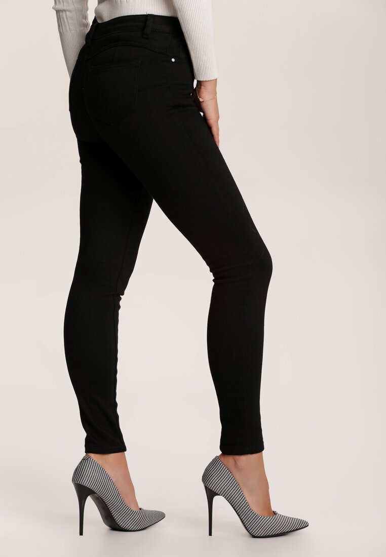 Czarne Spodnie Skinny Eliteia