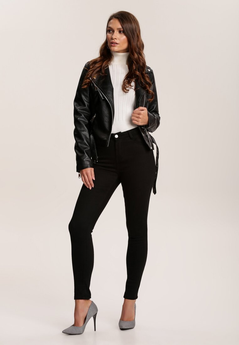 Czarne Spodnie Skinny Eliteia