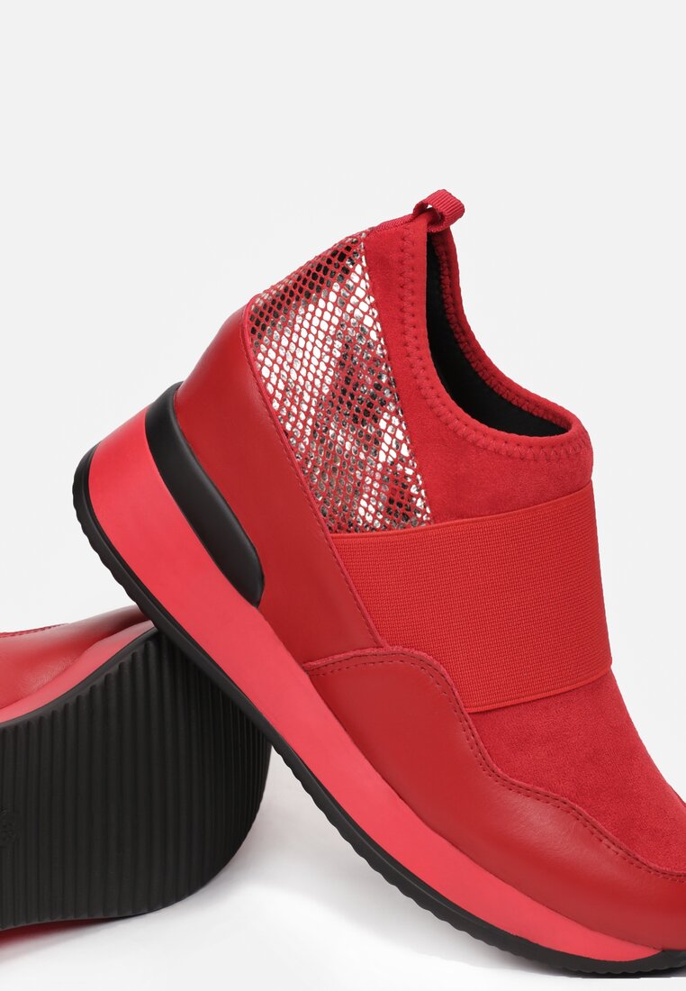 Czerwone Sneakersy Eucrante