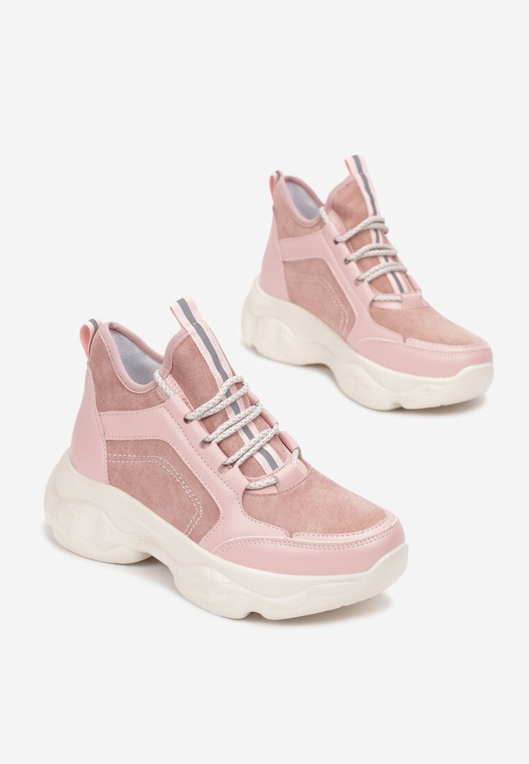 Różowe Sneakersy Kellyn