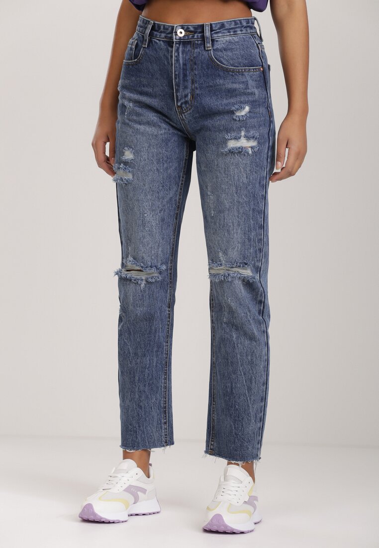 Niebieskie Jeansy Regular Vivilla