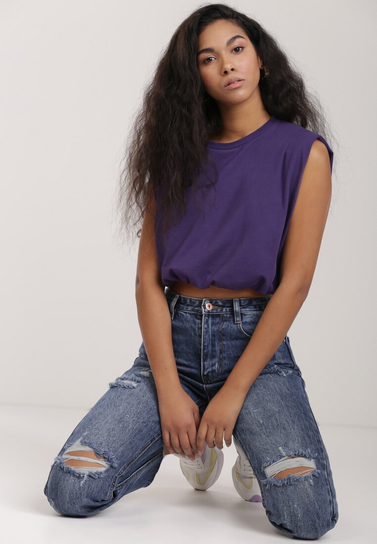 Niebieskie Jeansy Regular Vivilla