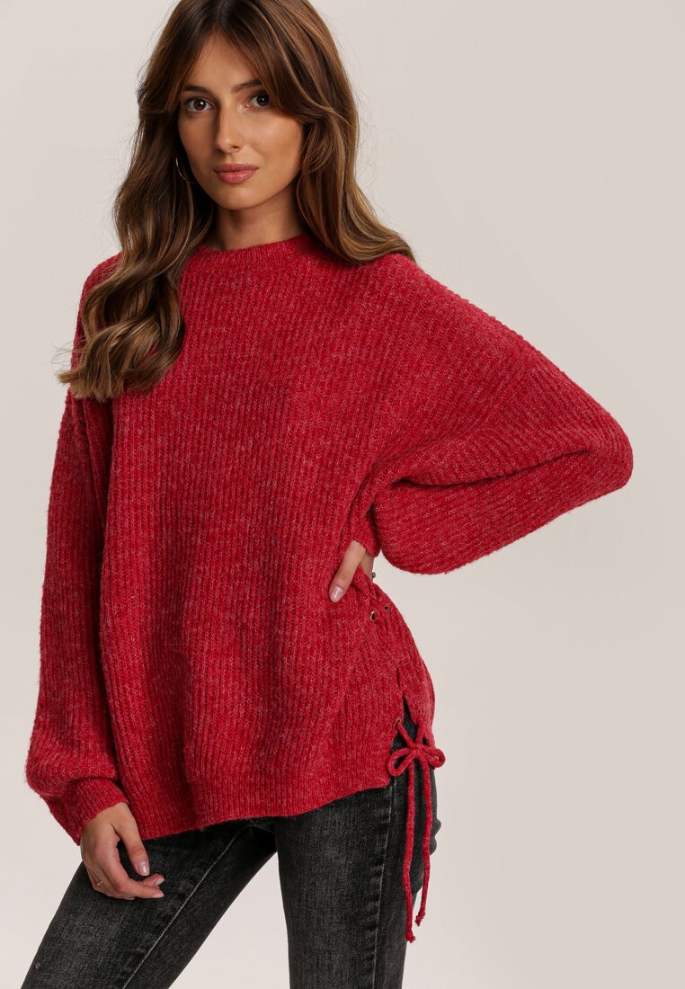 Czerwony Sweter Safir