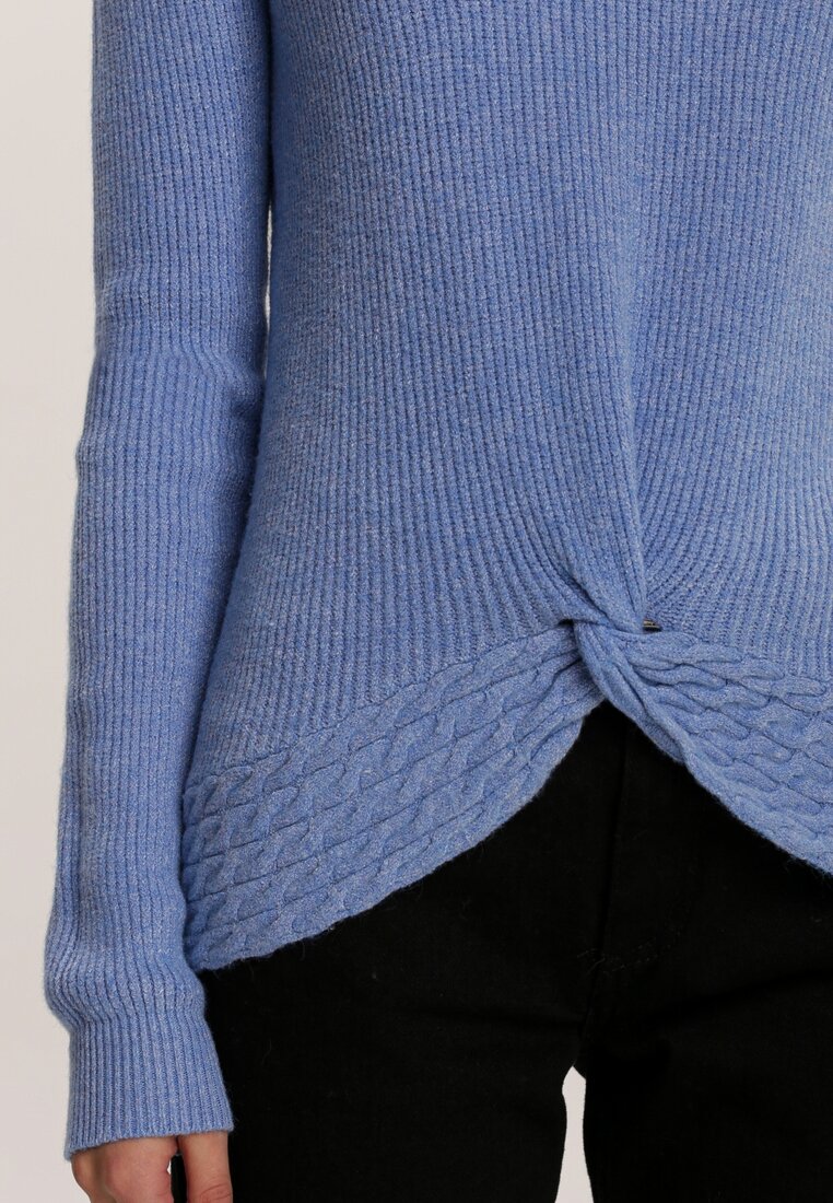 Niebieski Sweter Adridan