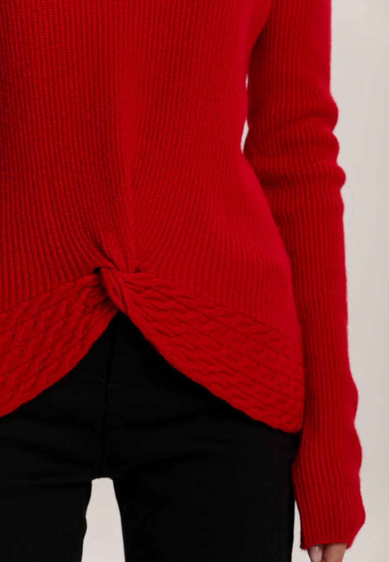 Czerwony Sweter Adridan