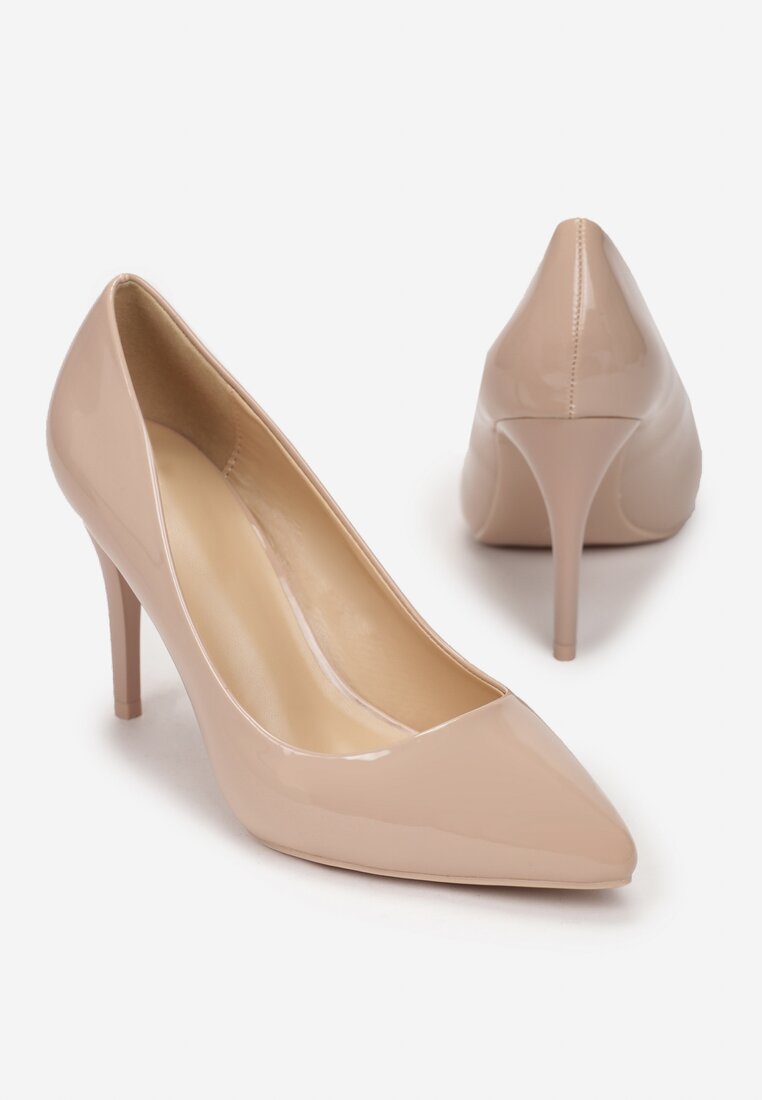 Beżowe Szpilki Helireanes