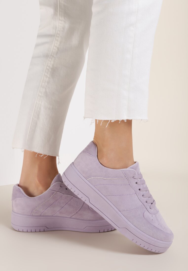 Liliowe Sneakersy Cive
