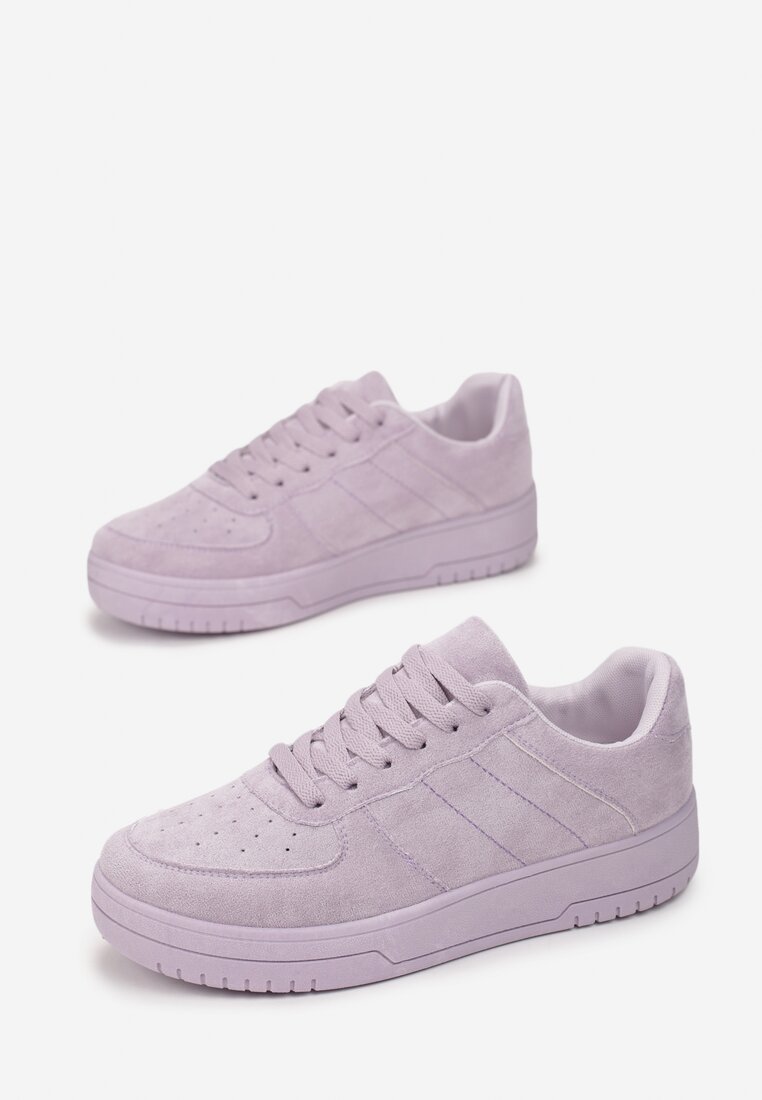 Liliowe Sneakersy Cive