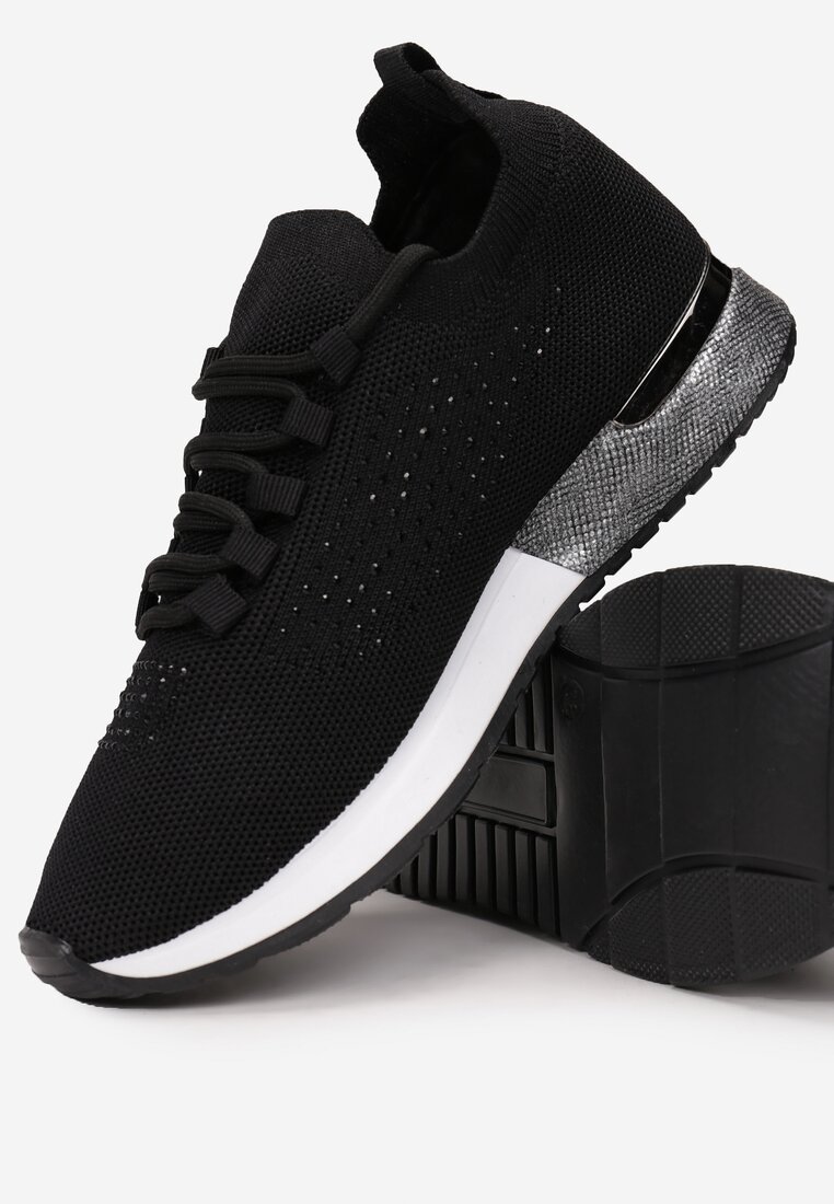 Czarne Buty Sportowe Dorieciane