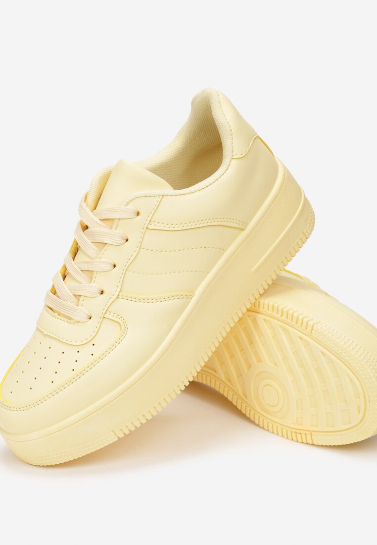 Żółte Sneakersy Iaselia