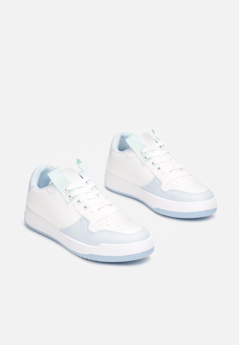 Biało-Niebieskie Sneakersy Galixionis