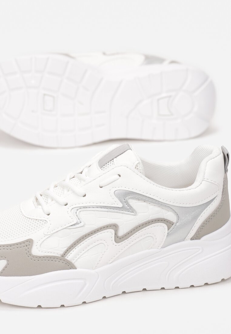 Białe Sneakersy Undirene