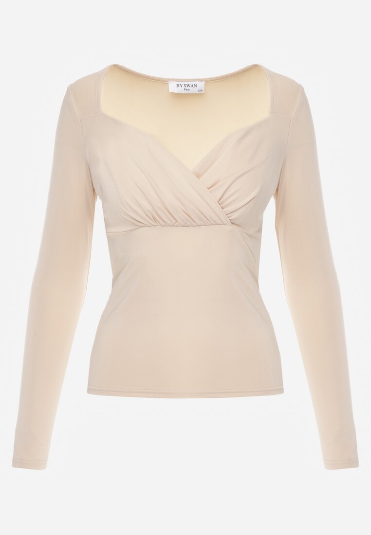 Beżowa Bluzka Iphicraethon