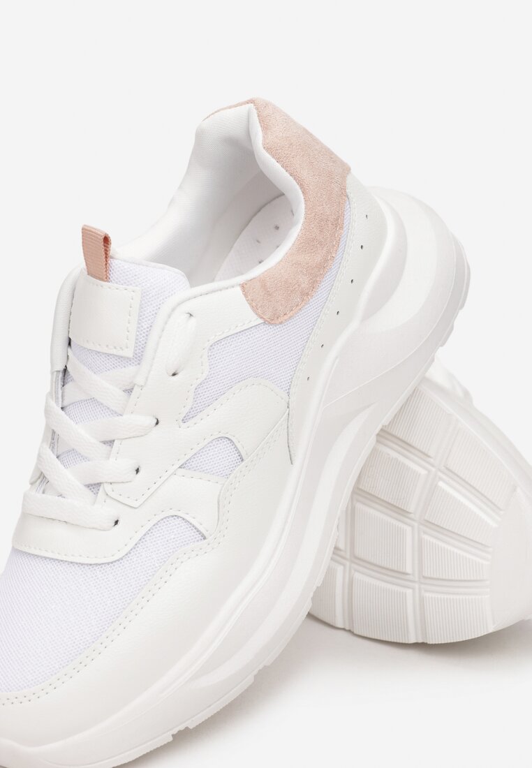 Biało-Różowe Sneakersy Lythienne