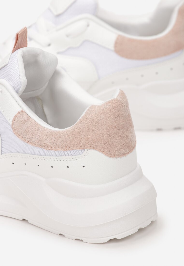Biało-Różowe Sneakersy Lythienne